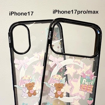 Cream Angel Clear iPhone Case - MagSafe Compatible