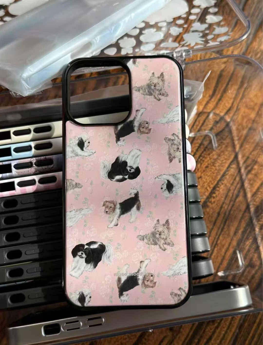Paris Dog Musemood Epoxy Bumper iPhone Case