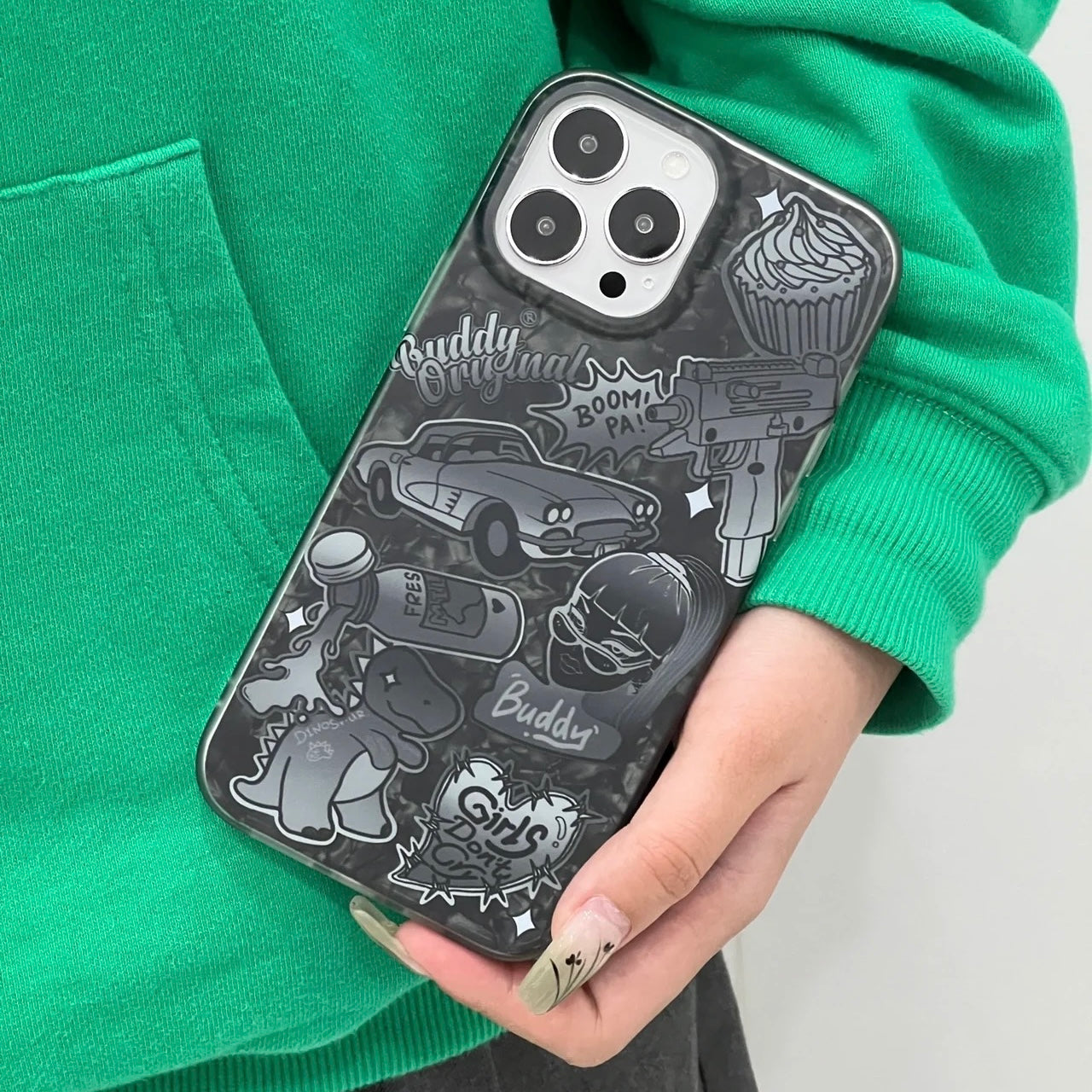 Chrome Chaos iPhone Case