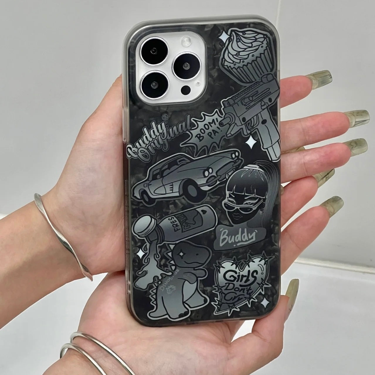 Chrome Chaos iPhone Case