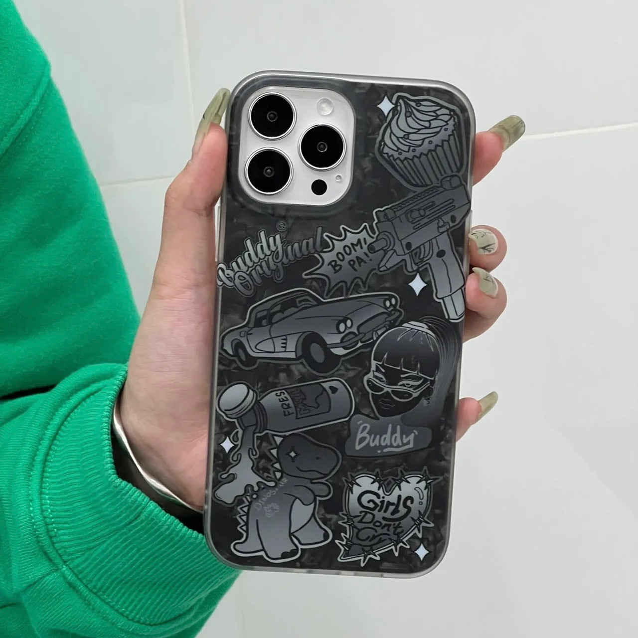 Chrome Chaos iPhone Case