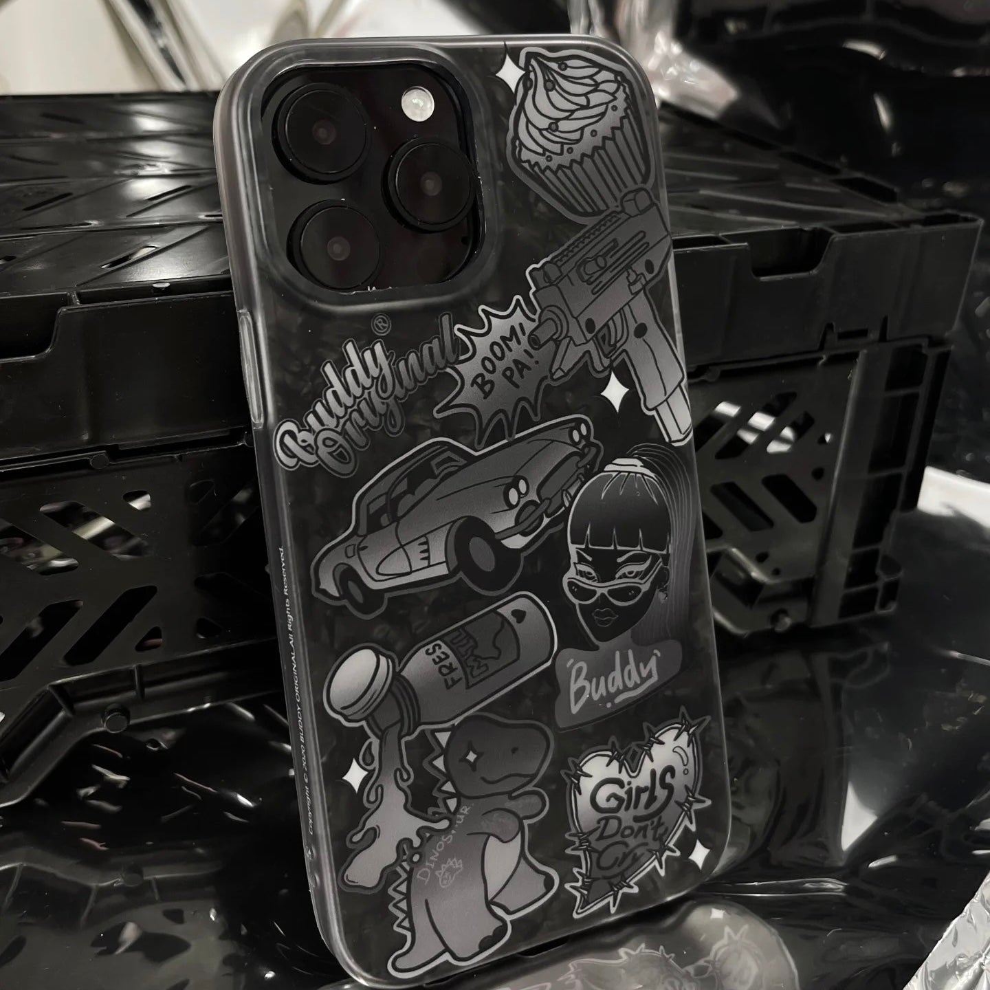 Chrome Chaos iPhone Case