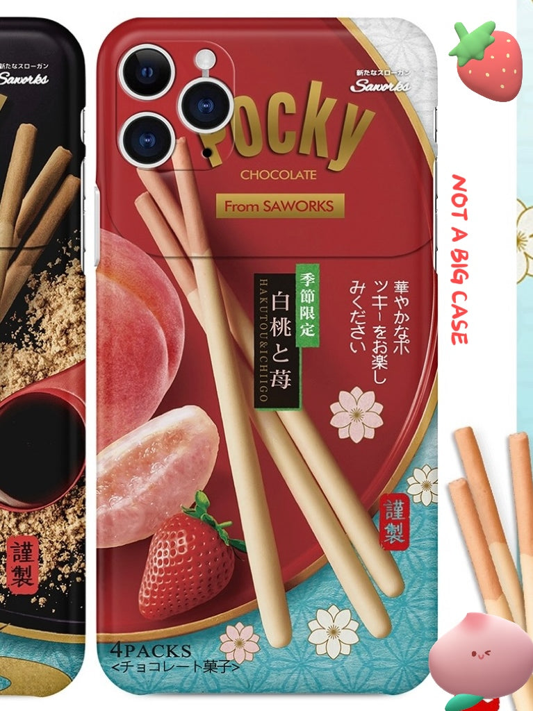 Peach Berry Pocky iPhone Case