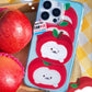 Sweet Apple Roll Clear iPhone Case