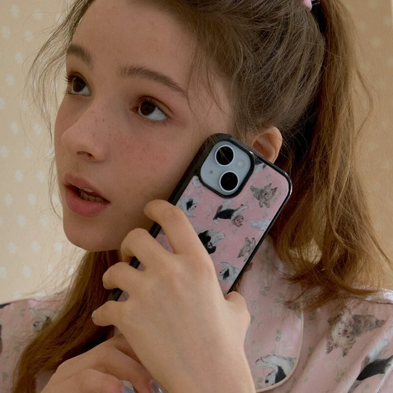 Paris Dog Musemood Epoxy Bumper iPhone Case