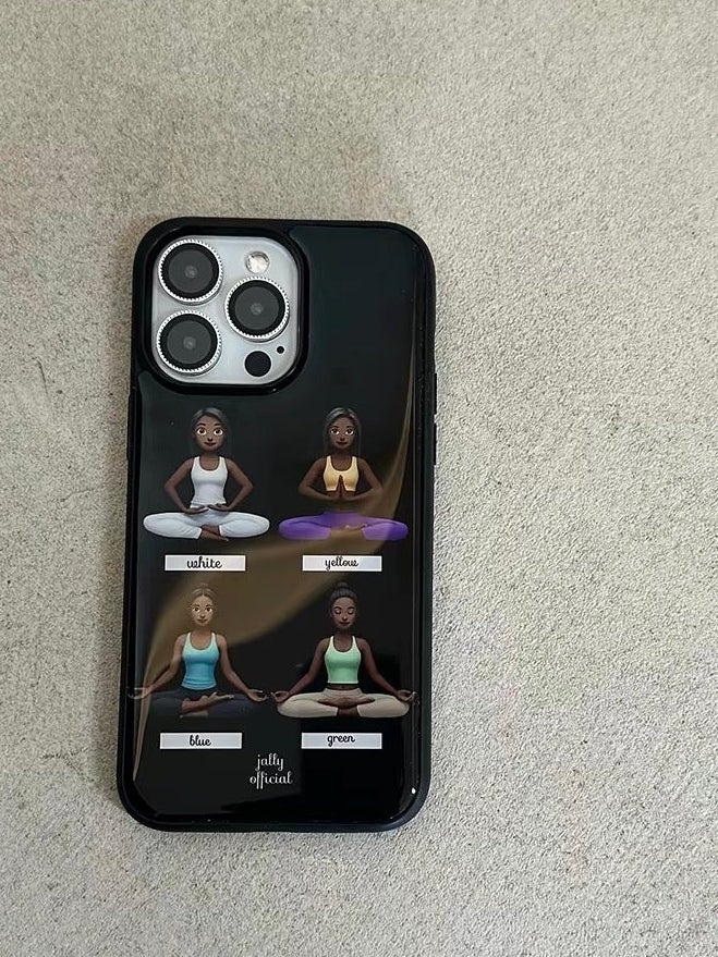 Yoga Time Epoxy Bumper iPhone Case