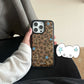 Leopard Kitty Epoxy Bumper iPhone Case
