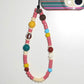 Vibrant Beaded Phone Charm