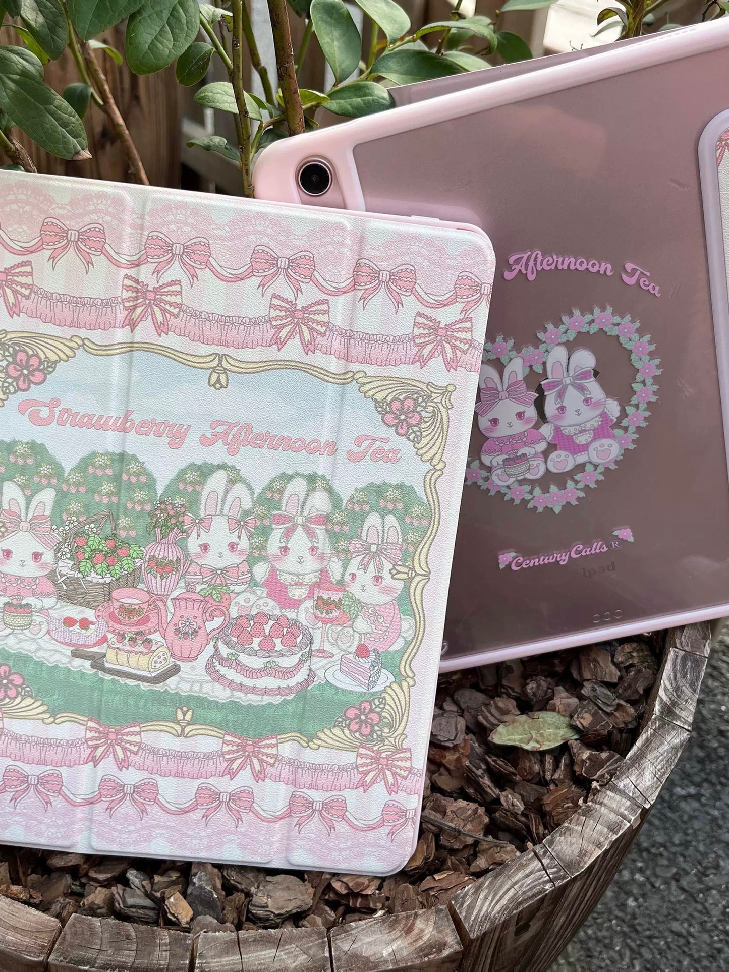 Strawberry Bunny iPad Case