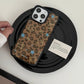 Leopard Kitty Epoxy Bumper iPhone Case