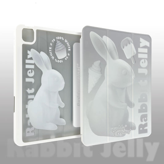 Grey Bunny iPad Case