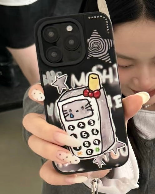 Crying Kitty iPhone Case