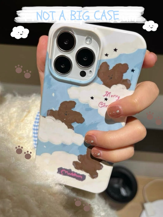 Puppy in the Sky iPhone case