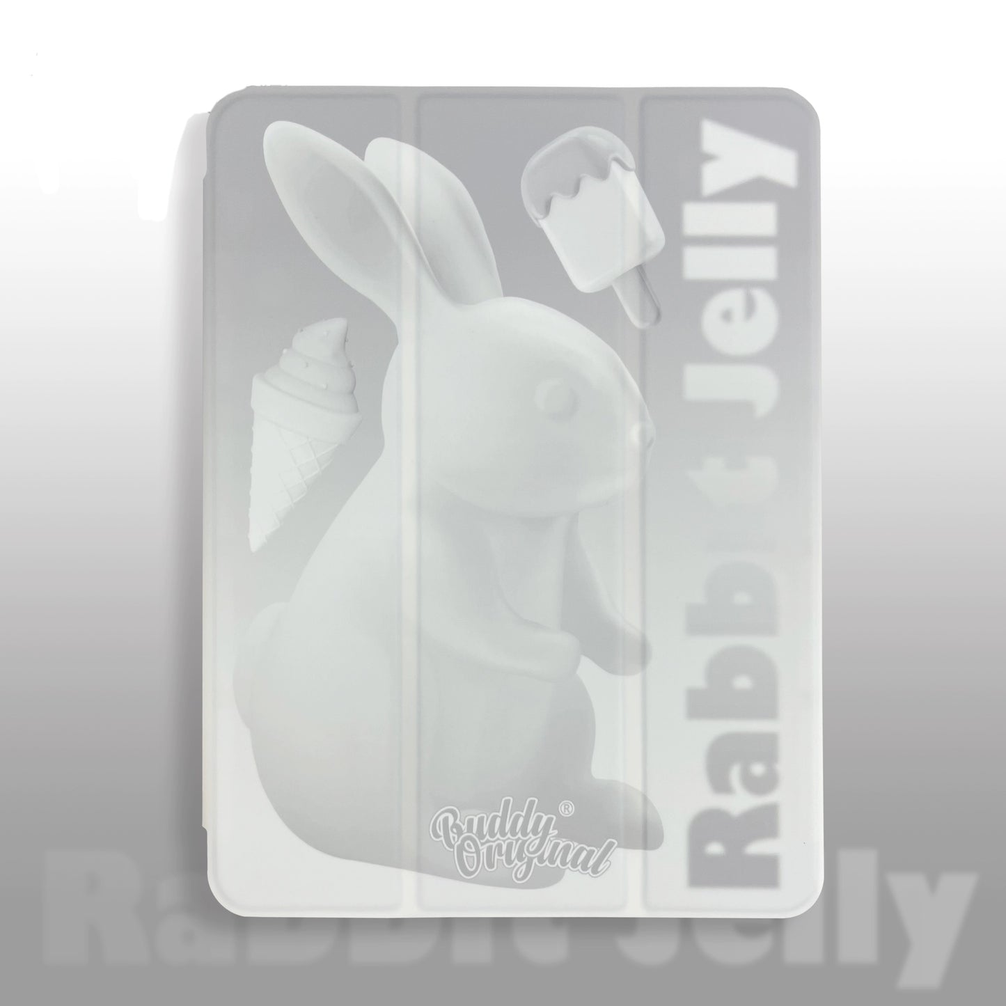 Grey Bunny iPad Case