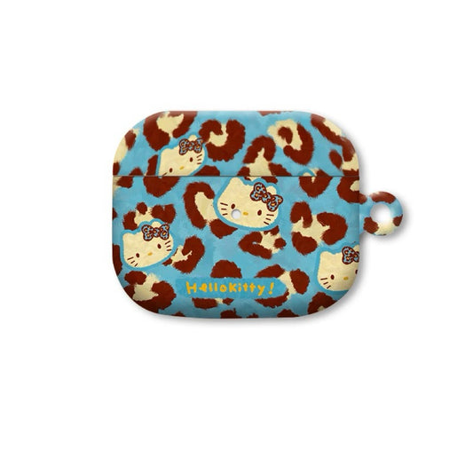 Leopard Hello Kitty AirPods Case