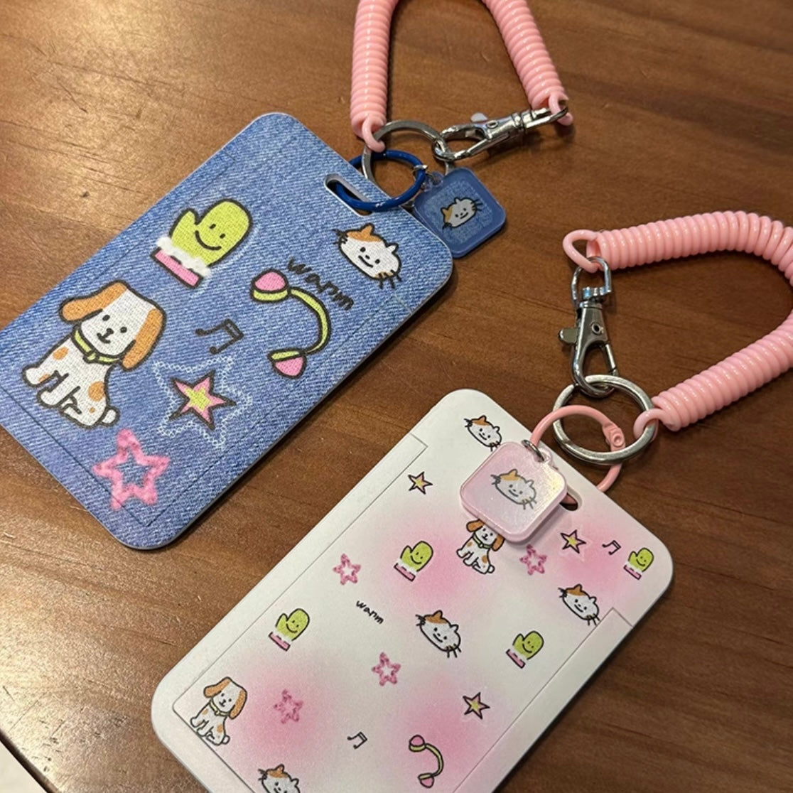 Card Holder With Integrated Keychain