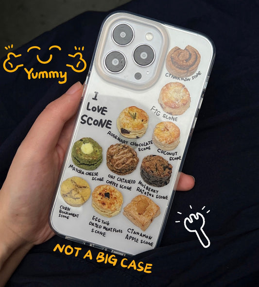 I Love Scone Clear iPhone Case