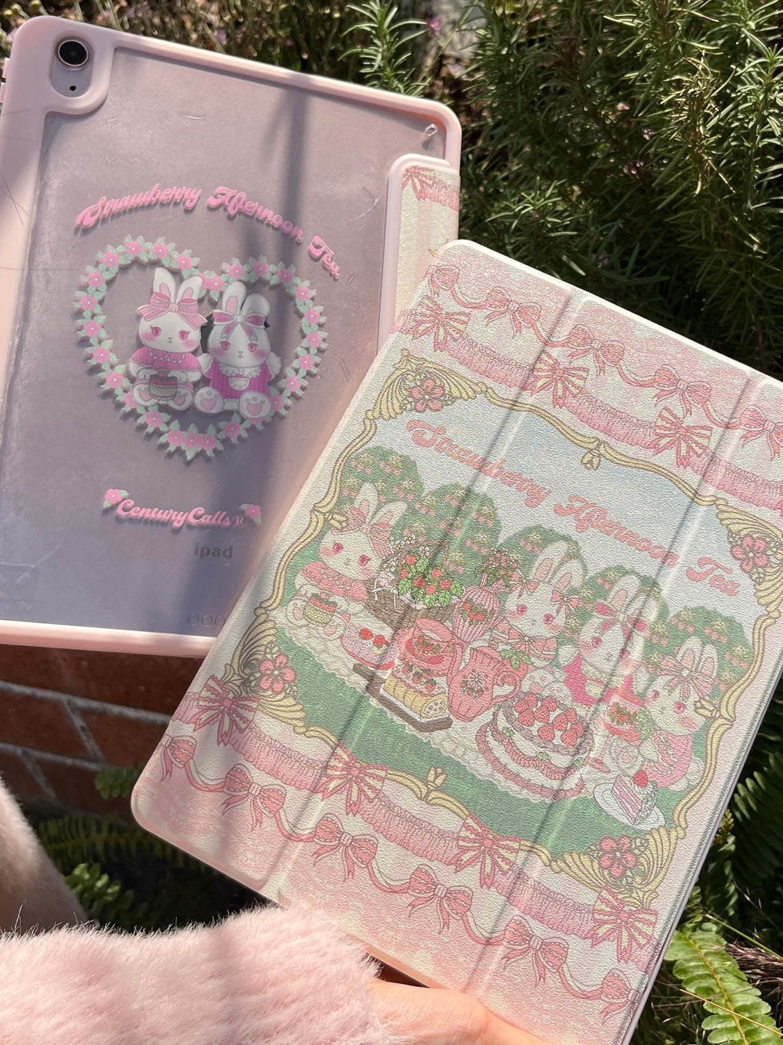 Strawberry Bunny iPad Case