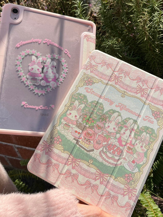 Strawberry Bunny iPad Case