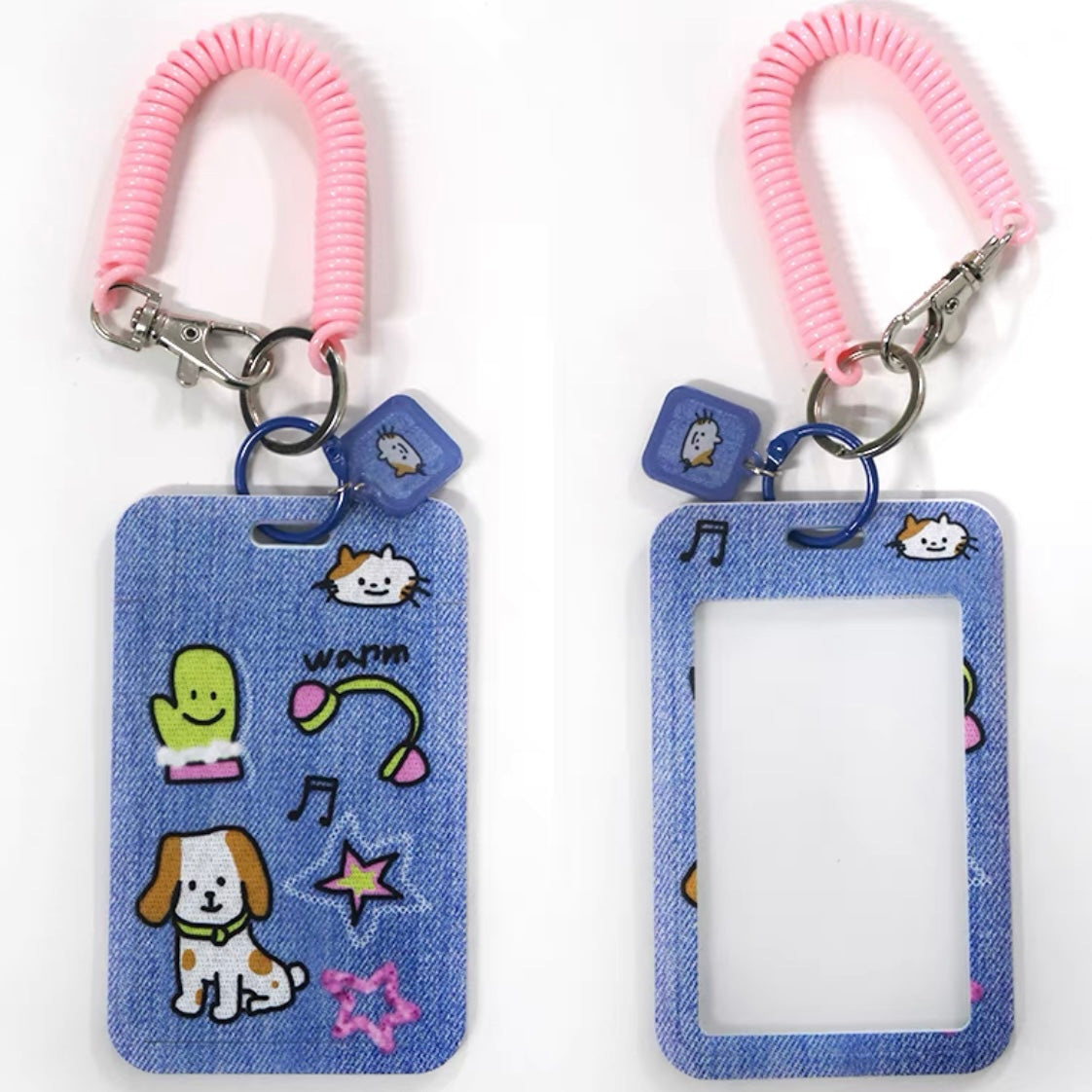 Card Holder With Integrated Keychain