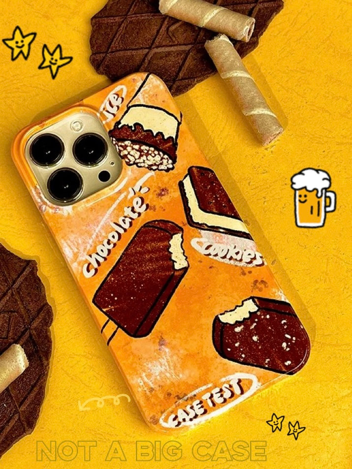 Chocolate Ice Cream iPhone Case