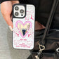 Angel Heart Mirror iPhone Case