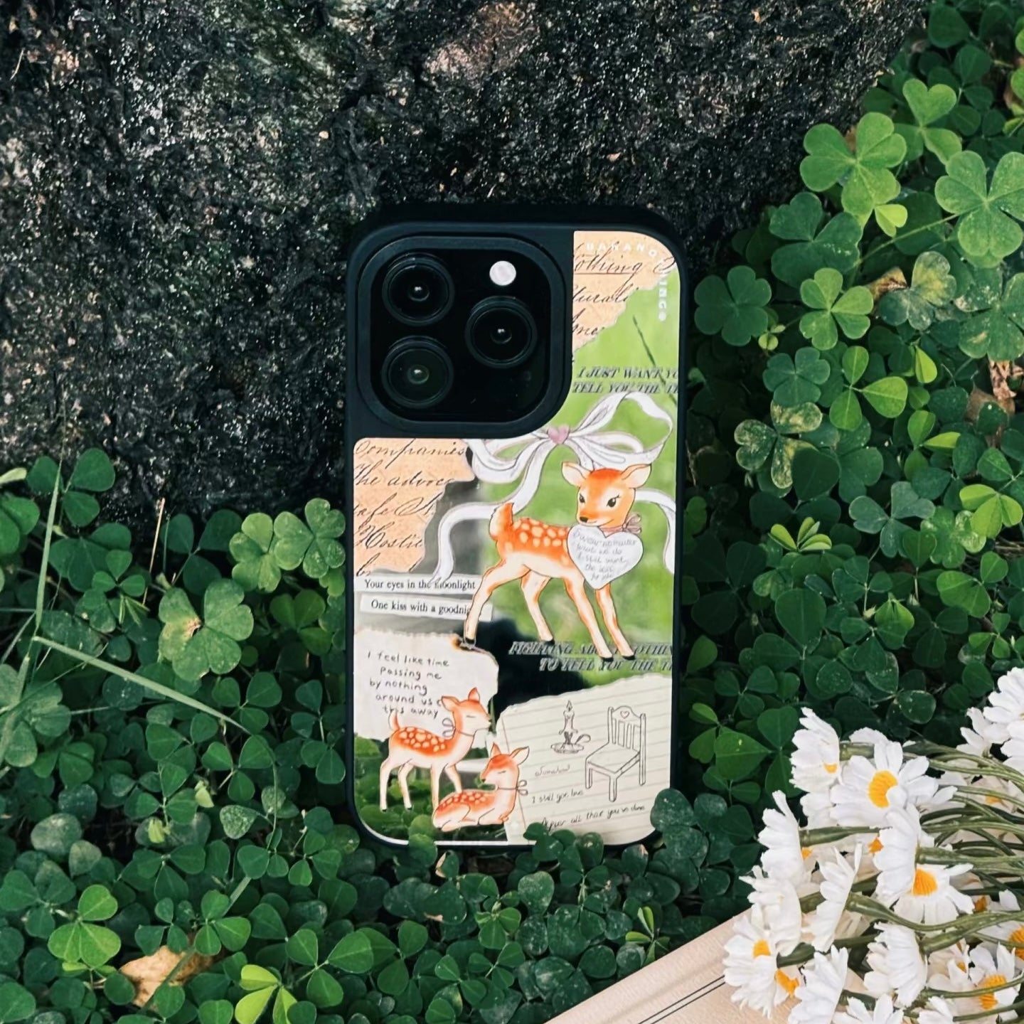 Dream Deer Forest Mirror iPhone Case