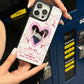 Angel Heart Mirror iPhone Case
