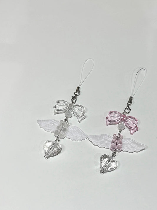 Gummy Bear Angel Phone Charm