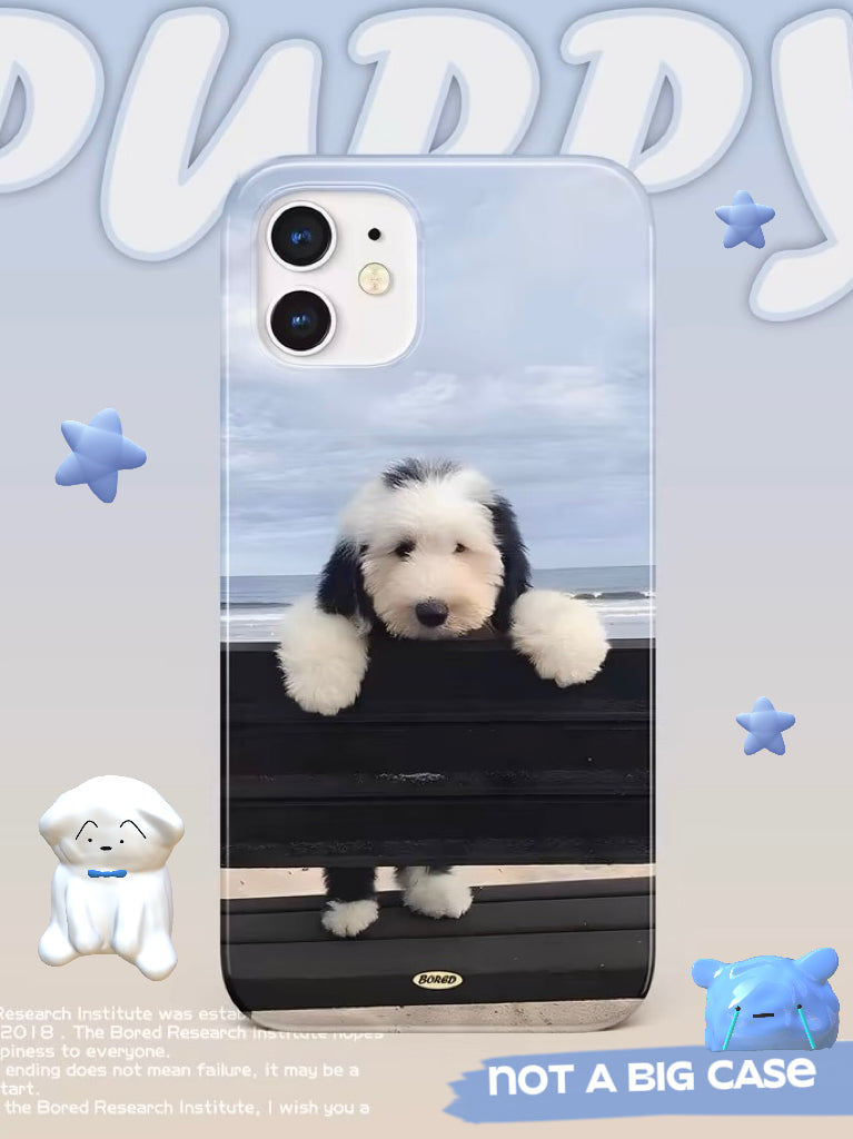 Seaside Puppy iPhone Case