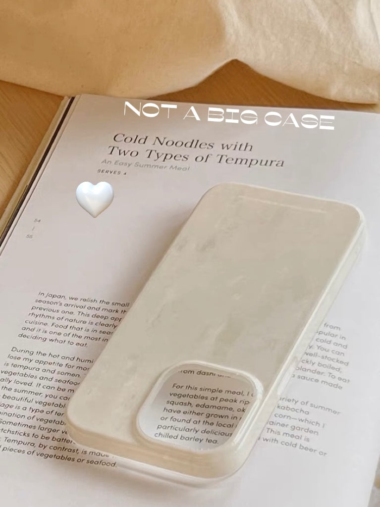 Plain White iPhone Case