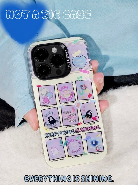 Nine-box Grid iPhone Case