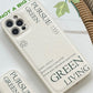 Green Living Eco- Leather iPhone Case