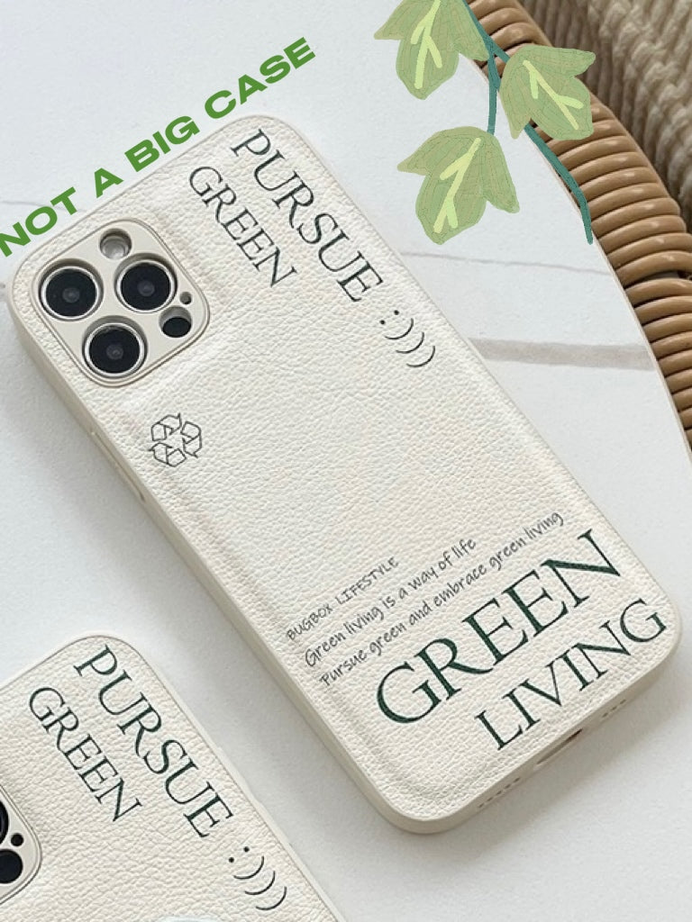 Green Living Eco- Leather iPhone Case