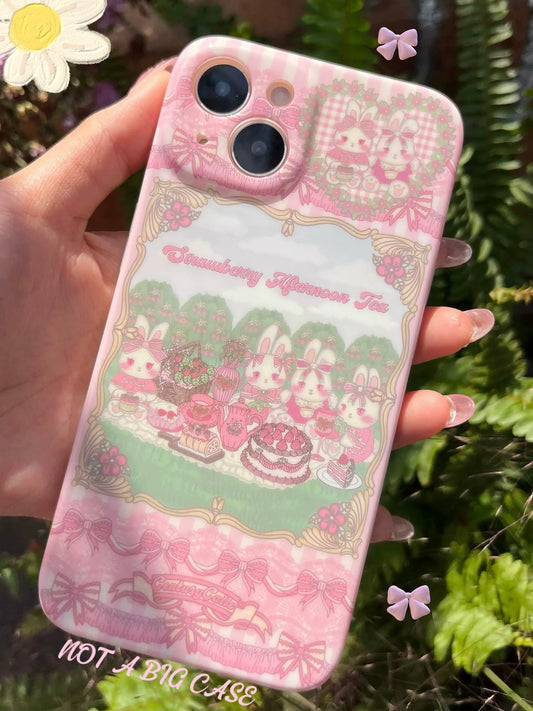 Strawberry Bunny iPhone Case