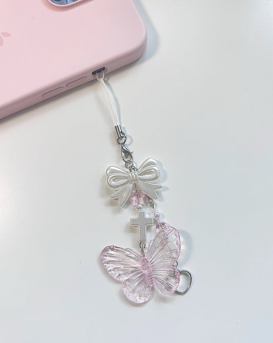 Enchanting Butterfly Phone Charm