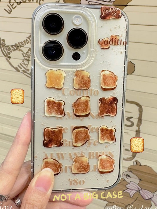 Morning Toast Clear iPhone Case