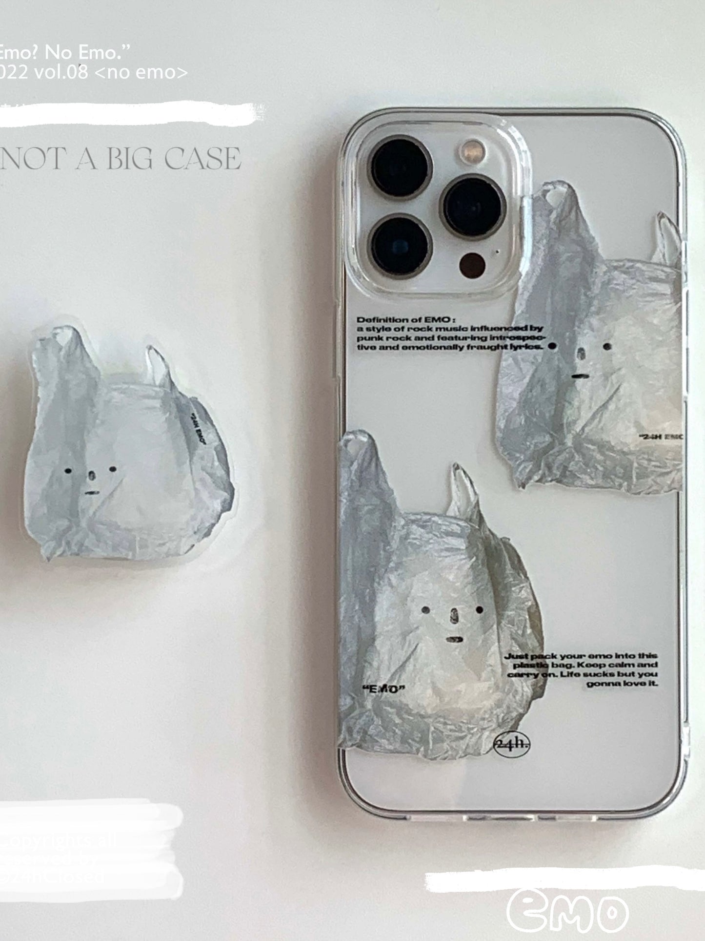 Plastic Bag Clear iPhone Case