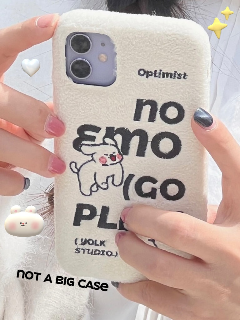 No Emo Plush iPhone Case