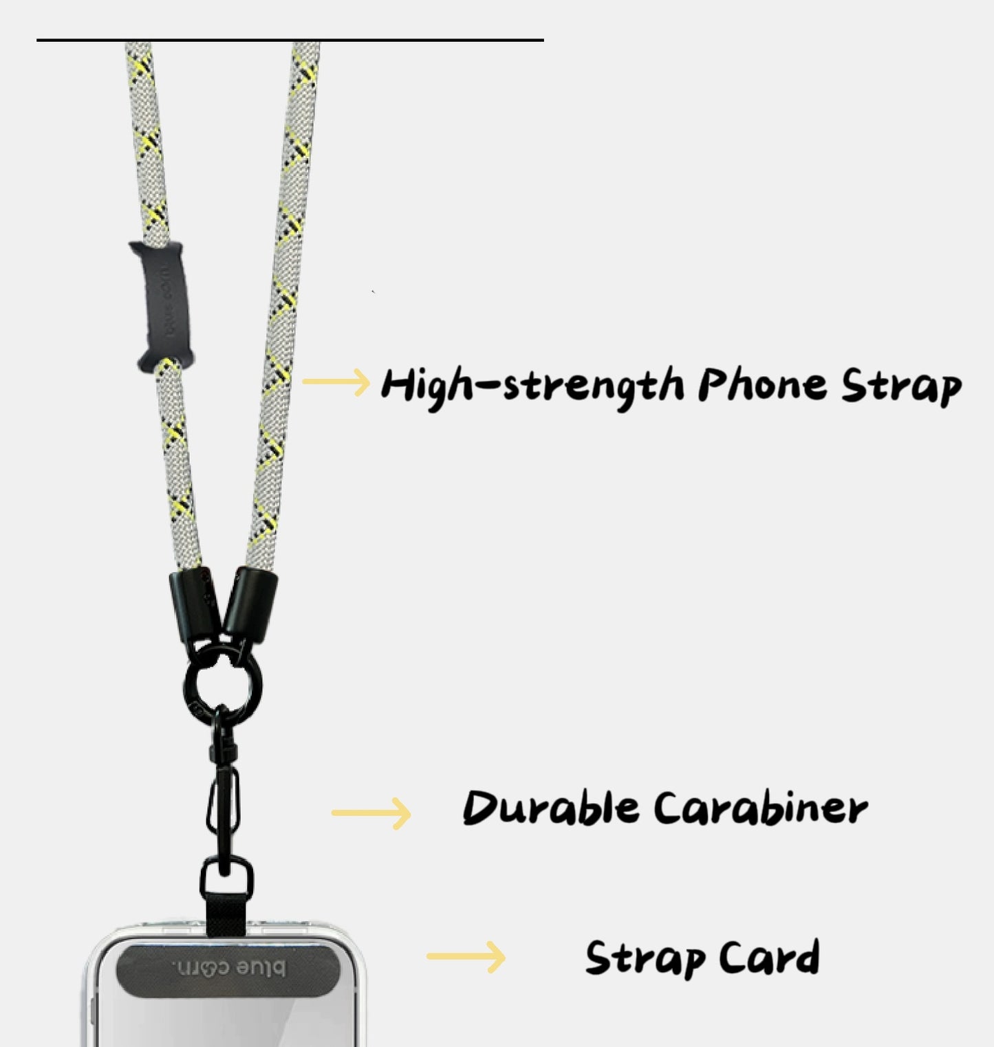 Premium High-Strength Cross-body Phone Strap