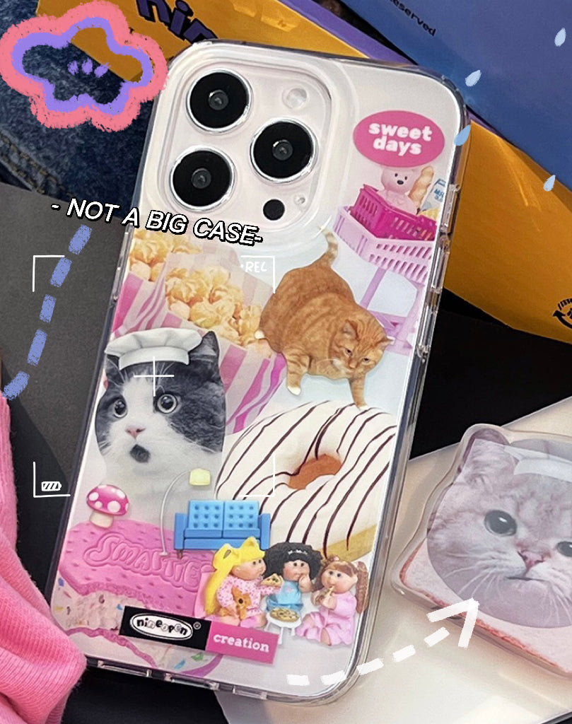 Pink Kittens iPhone Case